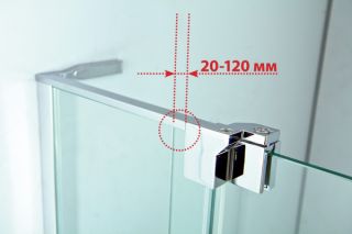 Душевой уголок CEZARES SLIDER-AH-1-80-90/100-C-Cr